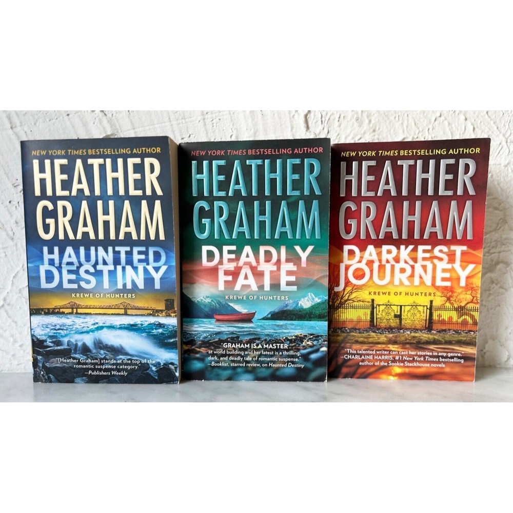 Heather Graham Krewe of Hunters 2016 3 Paperback Books 18-20 Haunted Destiny +